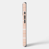 Zachte Kleur Verticale Streeppatroon Puntontwerp Case-Mate iPhone Case (Achterkant / Links)