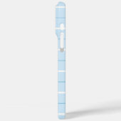 Zachte Kleur Verticale Streeppatroon Puntontwerp Case-Mate iPhone Case (Achterkant / Links)
