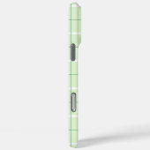 Zachte Kleur Verticale Streeppatroon Puntontwerp Case-Mate iPhone Case (Achterkant / Rechts)