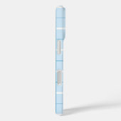 Zachte Kleur Verticale Streeppatroon Puntontwerp Case-Mate iPhone Case (Achterkant / Rechts)