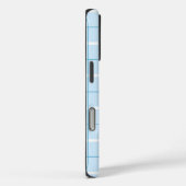 Zachte Kleur Verticale Streeppatroon Puntontwerp Case-Mate iPhone Case (Achterkant / Rechts)