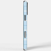 Zachte Kleur Verticale Streeppatroon Puntontwerp Case-Mate iPhone Case (Achterkant / Rechts)