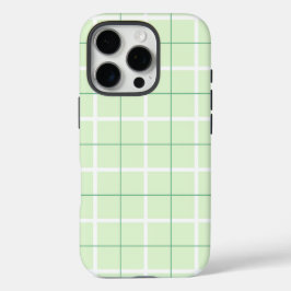 Zachte Kleur Verticale Streeppatroon Puntontwerp iPhone 16 Pro Hoesje