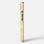 Zachte Kleur Verticale Streeppatroon Puntontwerp Case-Mate iPhone Case (Achterkant / Links)