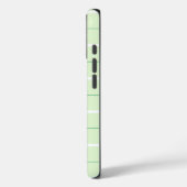 Zachte Kleur Verticale Streeppatroon Puntontwerp Case-Mate iPhone Case (Achterkant / Links)