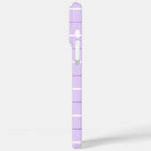 Zachte Kleur Verticale Streeppatroon Puntontwerp Case-Mate iPhone Case (Achterkant / Links)