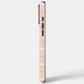 Zachte Kleur Verticale Streeppatroon Puntontwerp Case-Mate iPhone Case (Achterkant / Links)