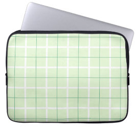 Zachte Kleur Verticale Streeppatroon Puntontwerp Laptop Sleeve
