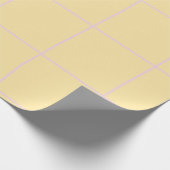 Zachte kleur verticale streeppatroonontwerp cadeaupapier (Hoek)