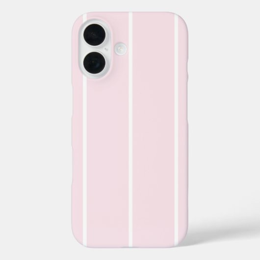 Zachte kleur verticale streeppatroonontwerp Case-Mate iPhone case (Achterkant)