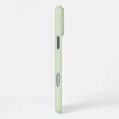 Zachte kleur verticale streeppatroonontwerp iPhone hoesje (Rechterkant)