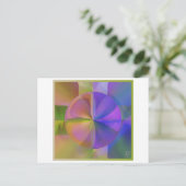 Zachte kleuren briefkaart (Staand voorkant)