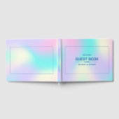 Zachte kleuren holografische achtergrond 2 gastenb gastenboek (Volledig)