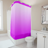 Zachte kleuren - neonroze + uw ideeën douchegordijn (In situ)