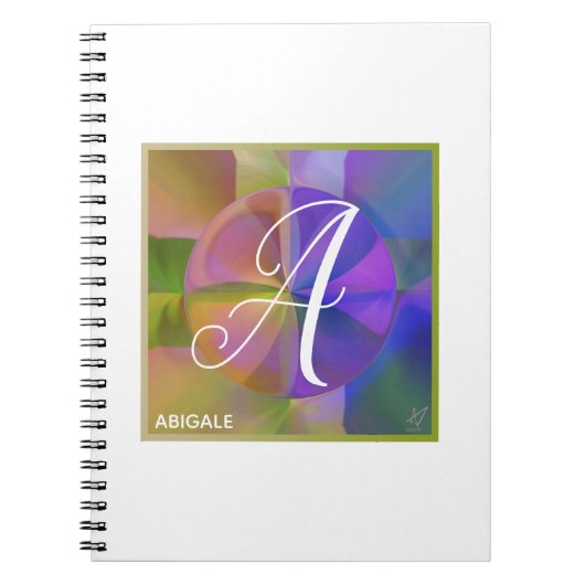 Zachte kleuren notitieboek (Voorkant)