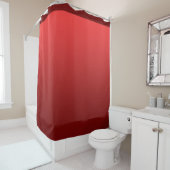 Zachte kleuren - rood + uw ideeën douchegordijn (In situ)