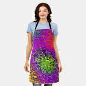 Zachte kleuren: Spiderweb Art Schort (Gedragen)
