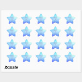 Zachte kleuren-Star-Sticker Ster Sticker (Vel)