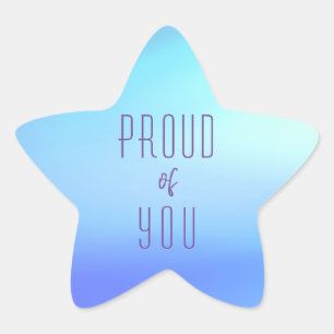 Zachte kleuren-Star-Sticker Ster Sticker