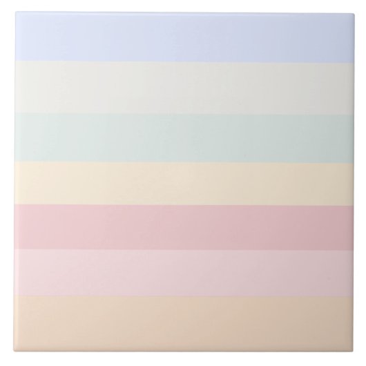 Zachte Kleuren  Tegeltje (Voorkant)