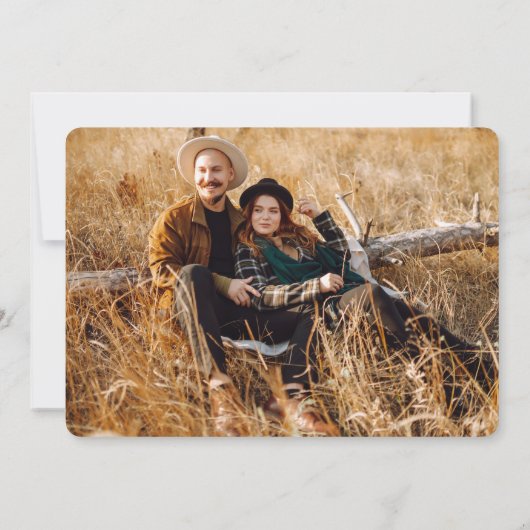 Zachte kleuren trail save the date (Achterkant)