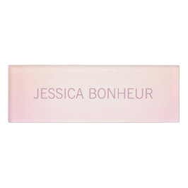 Zachte kleuren vervagen Ombre Naambadge