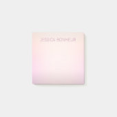 Zachte kleuren vervagen Ombre Post-it® Notes (Voorkant)