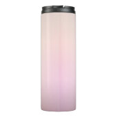 Zachte kleuren vervagen Ombre Thermosbeker (Achterkant)
