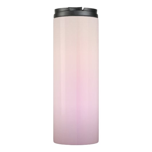 Zachte kleuren vervagen Ombre Thermosbeker (Achterkant)