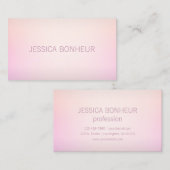 Zachte kleuren vervagen Ombre Visitekaartje (Voorkant / Achterkant)
