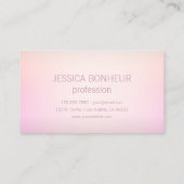 Zachte kleuren vervagen Ombre Visitekaartje (Achterkant)