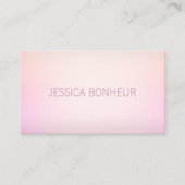 Zachte kleuren vervagen Ombre Visitekaartje (Voorkant)