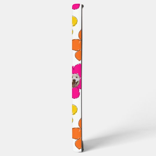 Zachte kleurrijke bloem Honden Moeder Leuke Foto C Samsung Galaxy Hoesje (Linkerkant)