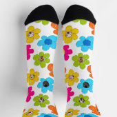 Zachte kleurrijke bloem Honden Moeder Leuke Foto C Sokken (Top)