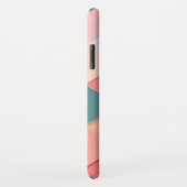 Zachte kleurrijke driehoeken op maat Case-Mate iPhone case (Achterkant/rechts)