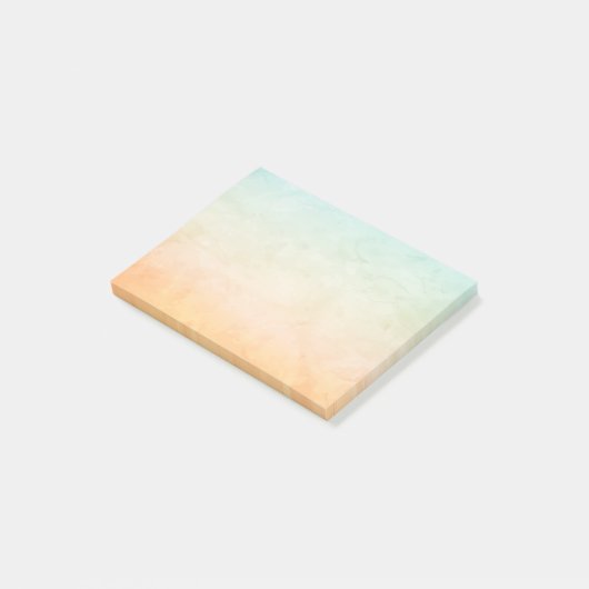 Zachte kleurrijke Waterverf, stijlvol, eenvoudig Post-it® Notes (Schuin)