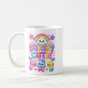Zachte Knuffel Cute Kawaii Konijnen Regenboog Wolk Koffiemok