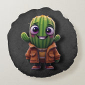 Zachte Knuffelige Cartoon Kussen – Aardige Glimlac (Achterkant)