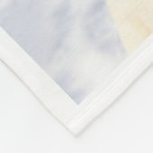 Zachte knuffelige huisdier foto collage wit fleece deken (Hoek)