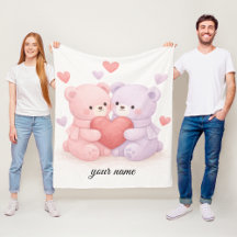 Zachte knuffels & harten: Zachte waterverf knuffel