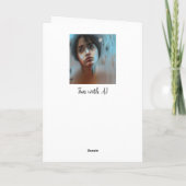 Zachte knuffels | Sad Face, Ondersteuning voor een Kaart (Achterkant)