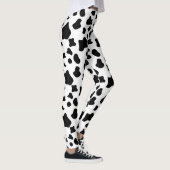 Zachte koeienvlekken, dierenbont leggings (Rechts)