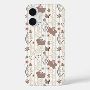 Zachte Konijnenprins met Botanicals iPhone 16 Hoesje