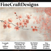 Zachte Koraalbloemen & Bloesems BP8B Decoupage Tissuepapier