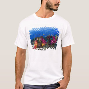 Zachte koralen op ondiep rif, Fiji T-shirt