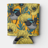 Zachte kreeften en papavers, geel blikjeskoeler (Voorkant)