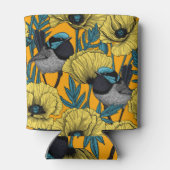 Zachte kreeften en papavers, geel blikjeskoeler (Achterkant)