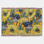 Zachte kreeften en papavers, geel deken (Voorkant)