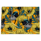 Zachte kreeften en papavers, geel groot cadeauzakje (Voorkant)