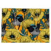 Zachte kreeften en papavers, geel groot cadeauzakje (Achterkant)